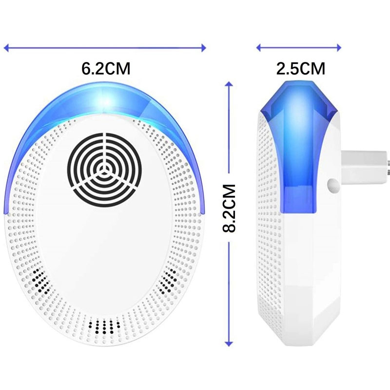 2020 Amazon Mutengesi Akanakisisa Akakwidziridzwa Ultrasonic Pest Repeller Plug Pest Rambwa, Magetsi Pest Control, Bug Mouse Repellent5