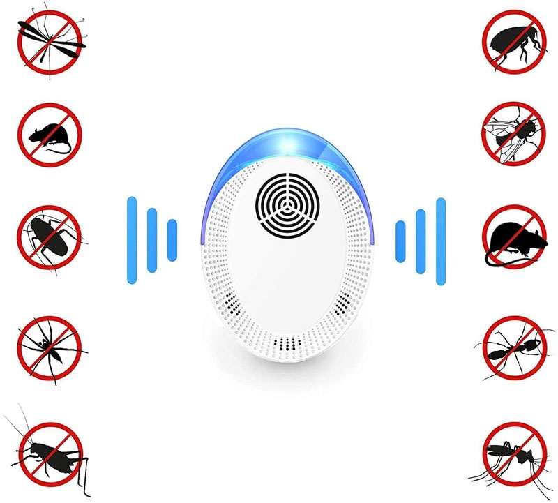 2020 Amazon ʻoi loa ka mea kūʻai aku i hoʻonui ʻia i ka Ultrasonic Pest Repeller Plug Pest Reject, Electric Pest Control, Bug Mouse Repellent8