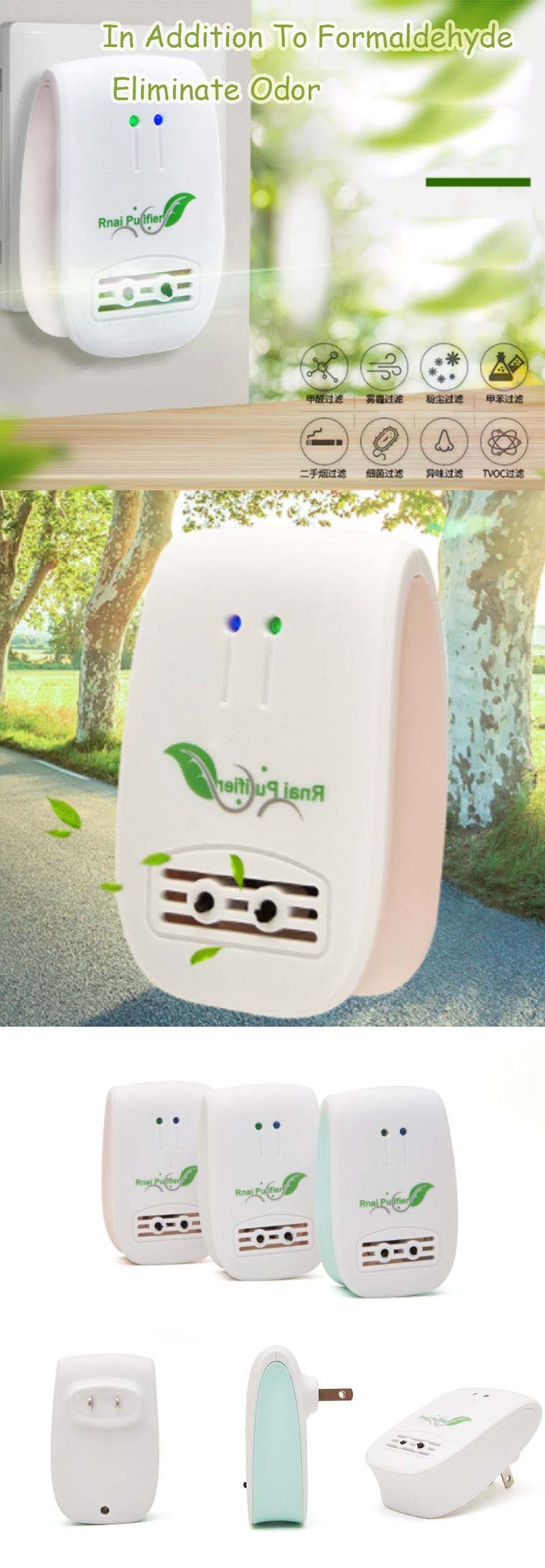 Air Cleaner Revitalizer Portable Home Air Purifier Anion Ozon Air Purifier Kanthi Filter kanggo Kantor Rumah Sakit2