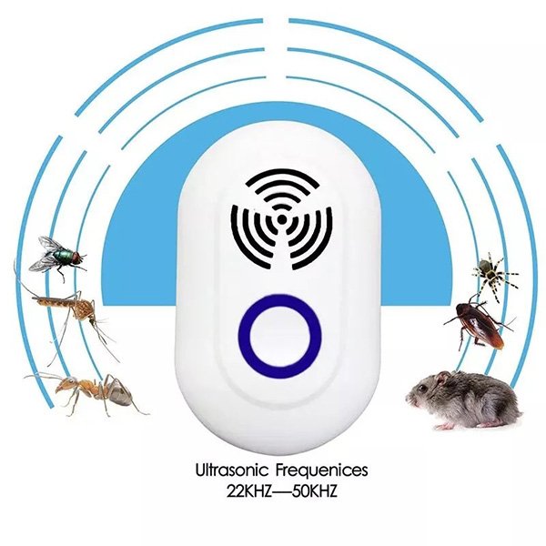 Ultrasone ongediertebestrijder, elektronische plug-in muisafweermiddel insecten kakkerlakken muggen ongediertebestrijder1