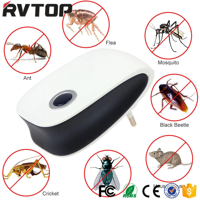 2018 US Plug Portable indoor Electronic Ultrasonic Mouse Rat Bug Insect Pest Repeller, Mosquito Repellent4