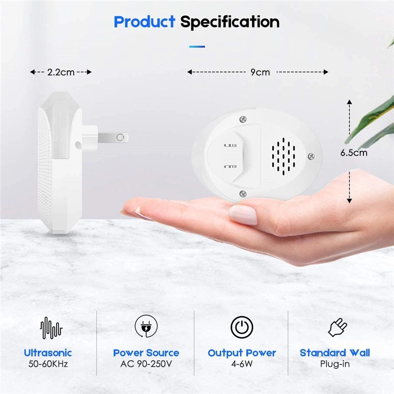 2020 Amazon Best Seller Upgraded Ultrasonic Pest Repeller Plug Pest Reject, Electric Pest Control, Bug Mouse Repellent4