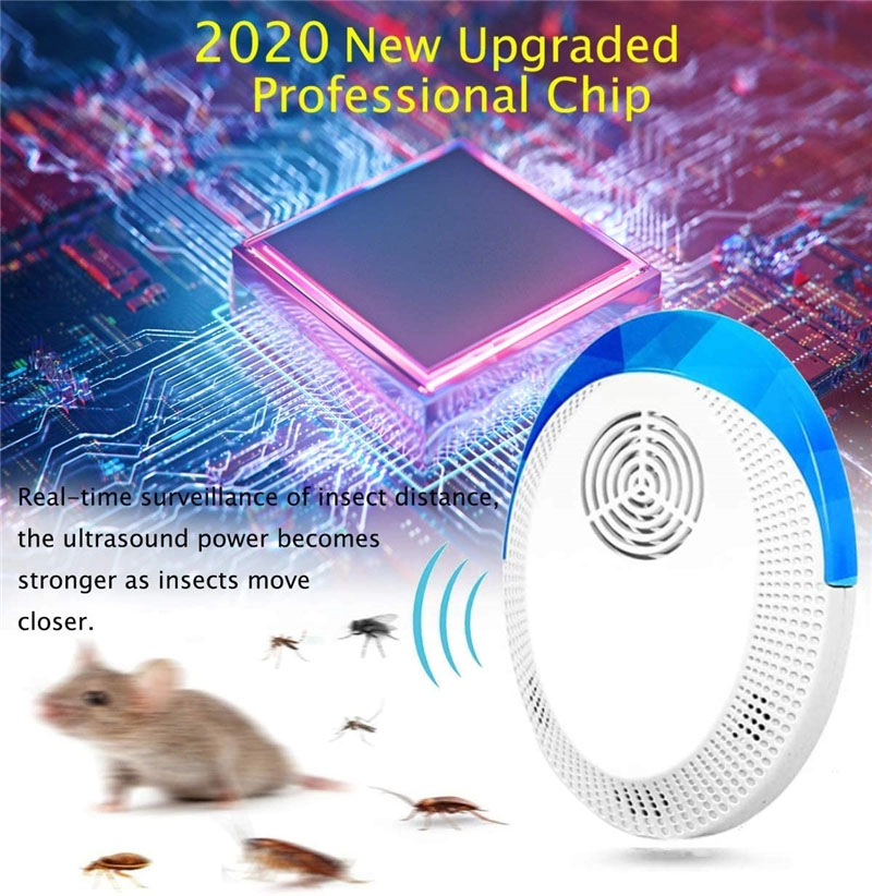 2020 Amazon Best Seller Upgraded Ultrasonic Pest Repeller Plug Pest Reject, Electric Pest Control, Bug Mouse Repellent7
