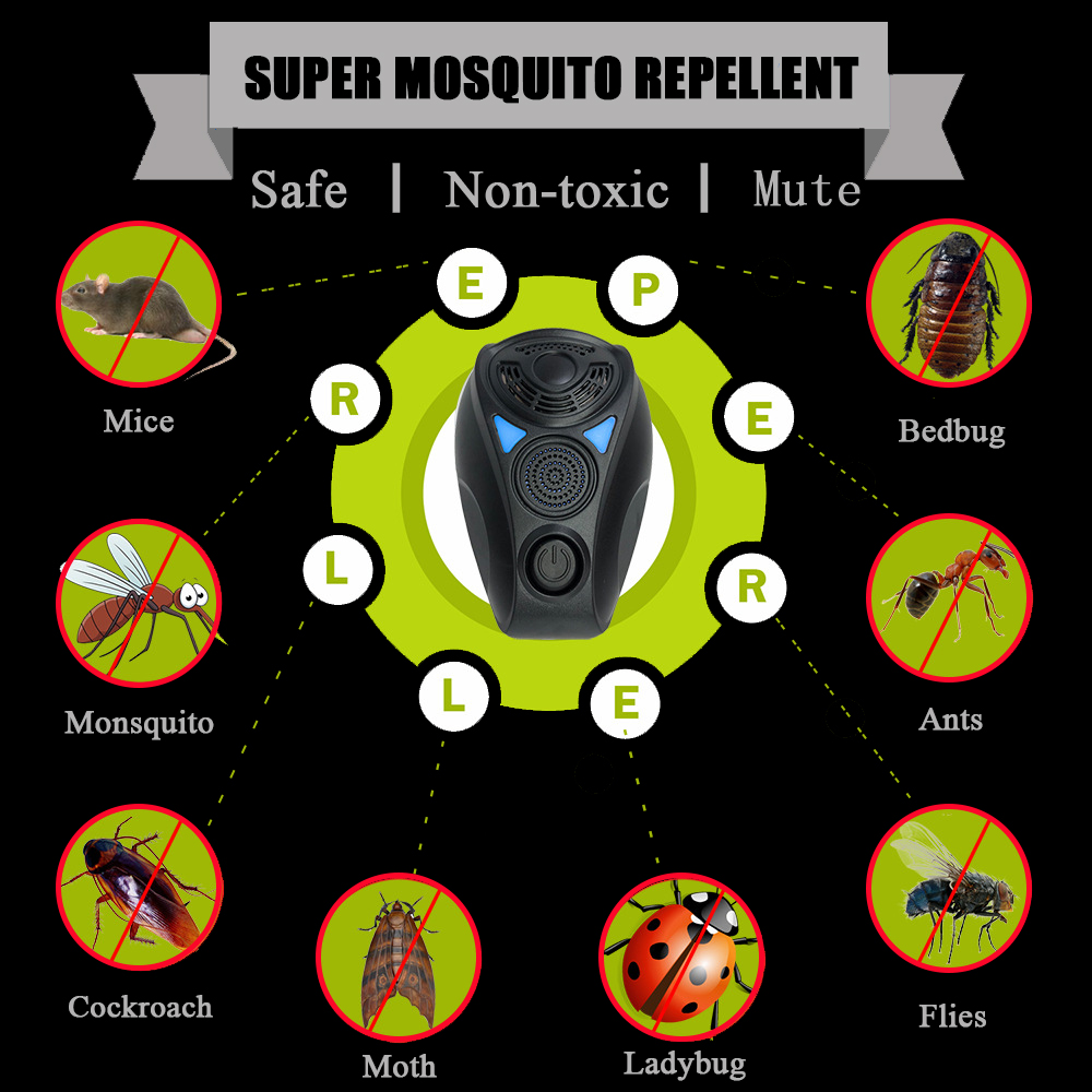  high-power ultrasonic mouse repellent