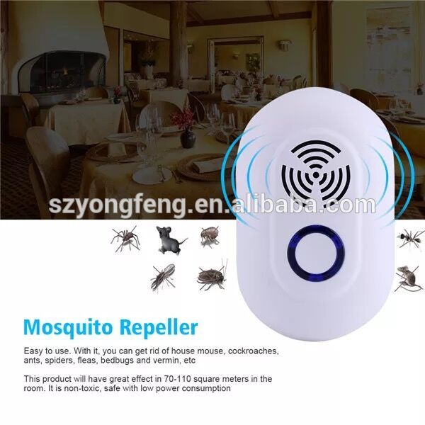 Ultrasonic Pest Repeller, Electronic Plug-in Mouse Repellent Bugs Cockroaches Mosquito Pest Repeller